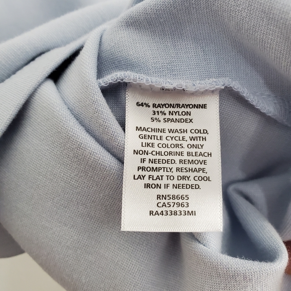 Rachel Parcell Light Blue Ruffle Top - Picture 11 of 11